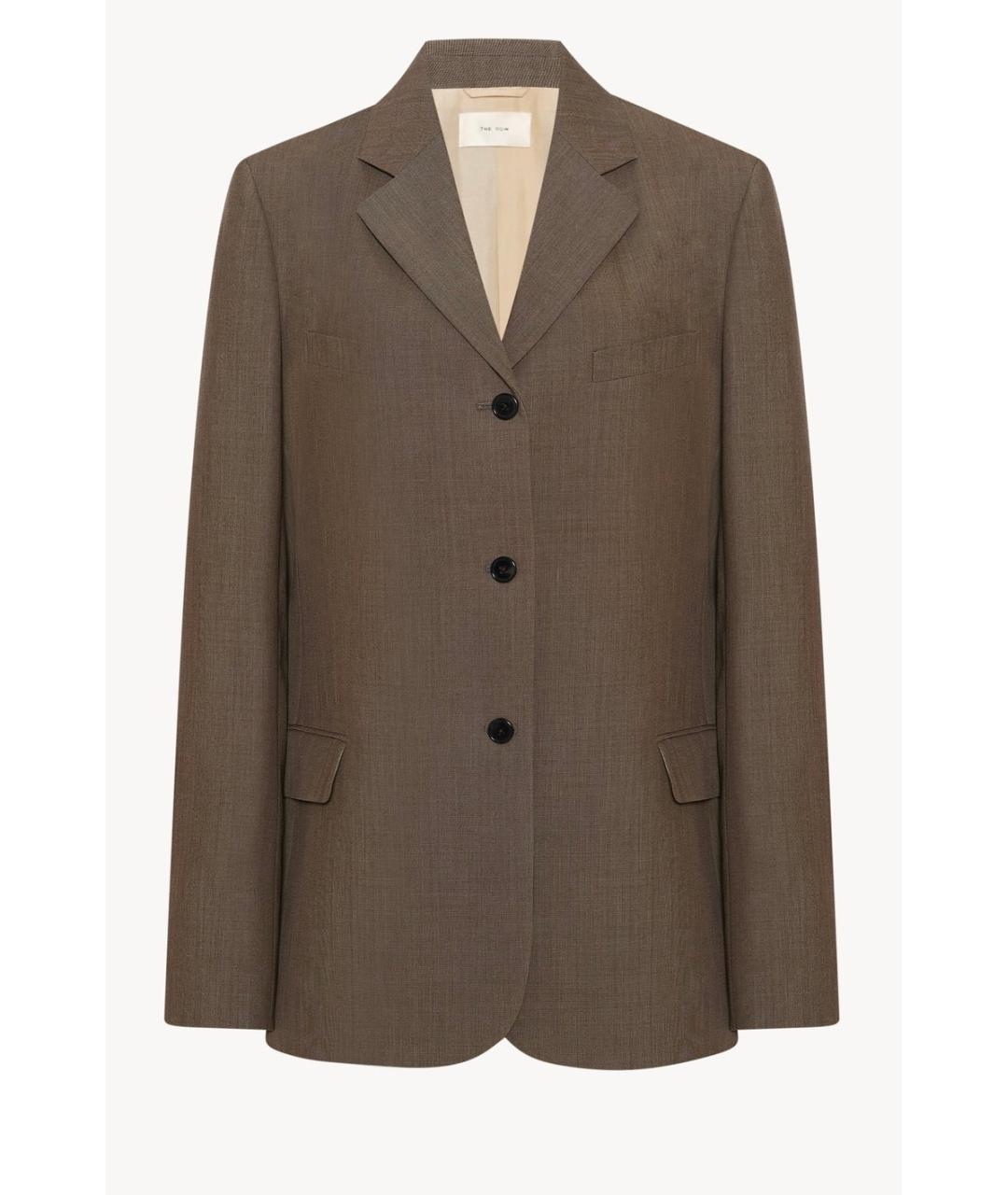 THE ROW Коричневый жакет/пиджак, фото 6