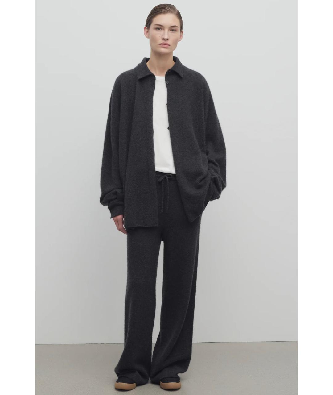 THE ROW Серые прямые брюки, фото 2