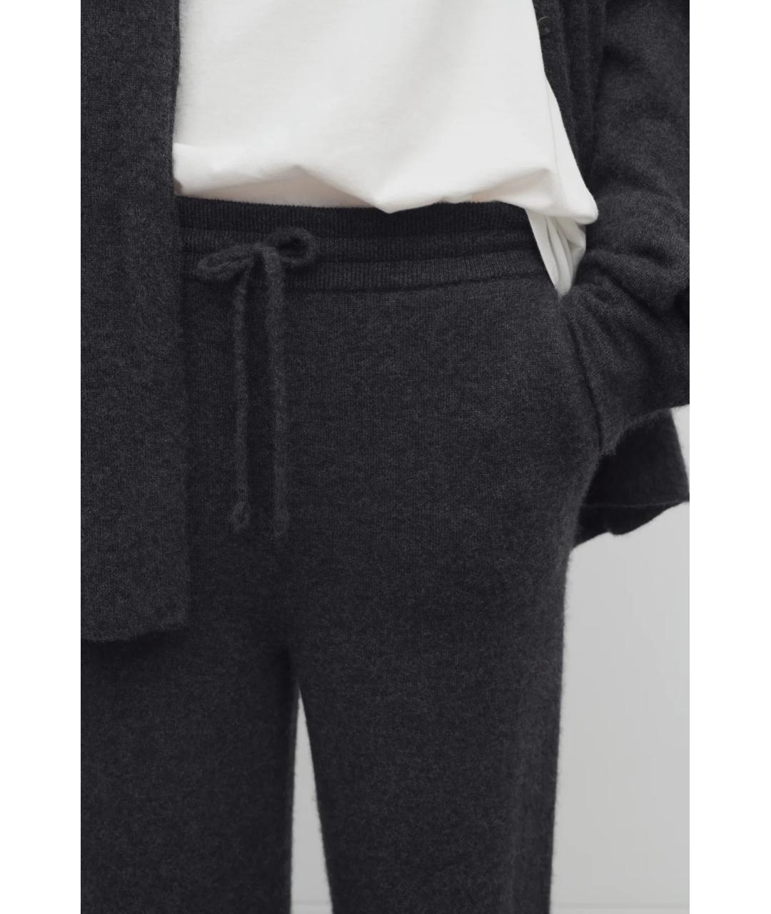 THE ROW Серые прямые брюки, фото 5