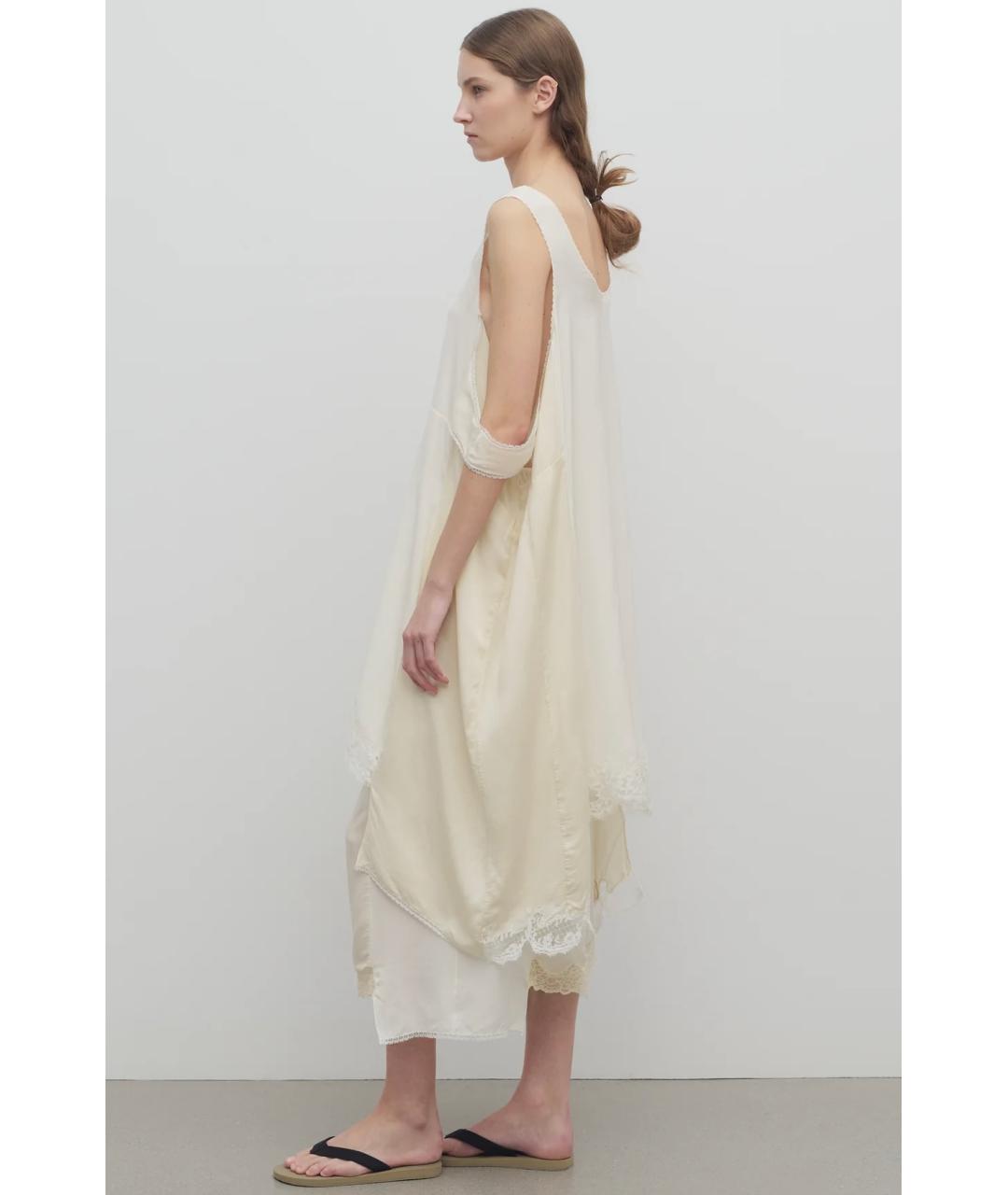 THE ROW Бежевое коктейльное платье, фото 3