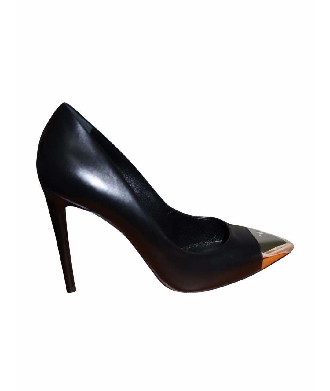 LOUIS VUITTON Черные кожаные туфли, фото 1