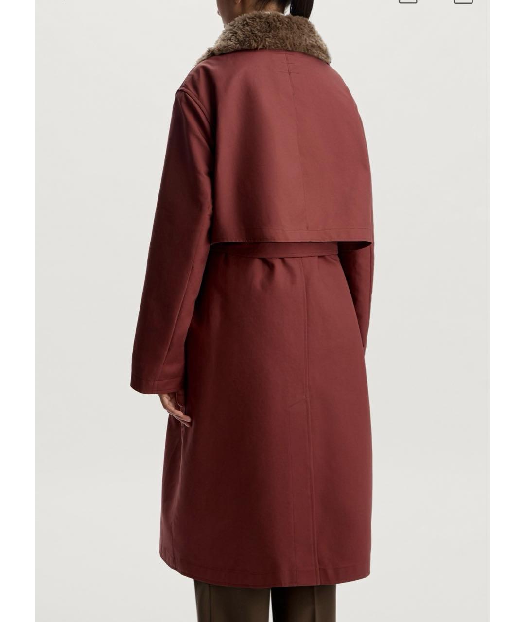 12 STOREEZ Коричневый хлопковый тренч/плащ, фото 2