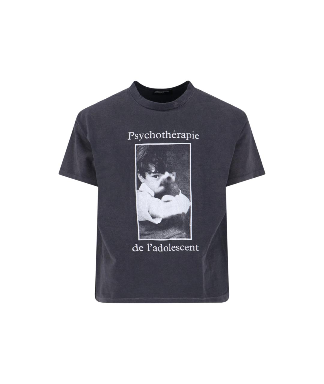 Enfants Riches Déprimés Черная хлопковая футболка, фото 1