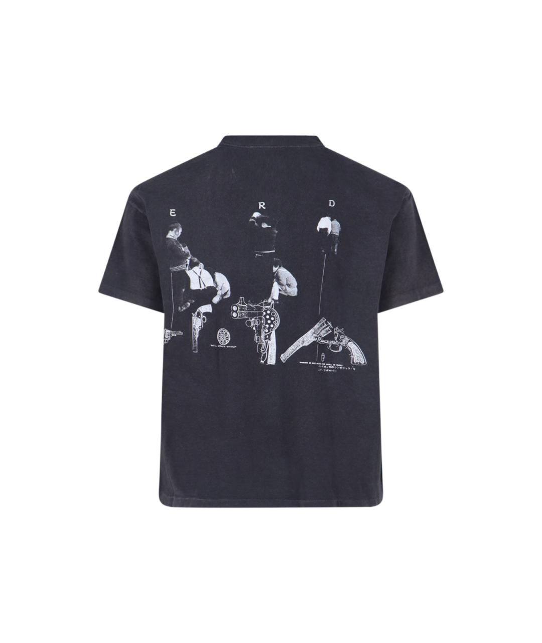 Enfants Riches Déprimés Черная хлопковая футболка, фото 2