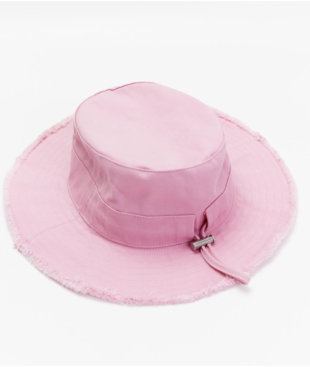 JACQUEMUS Розовая хлопковая панама, фото 3