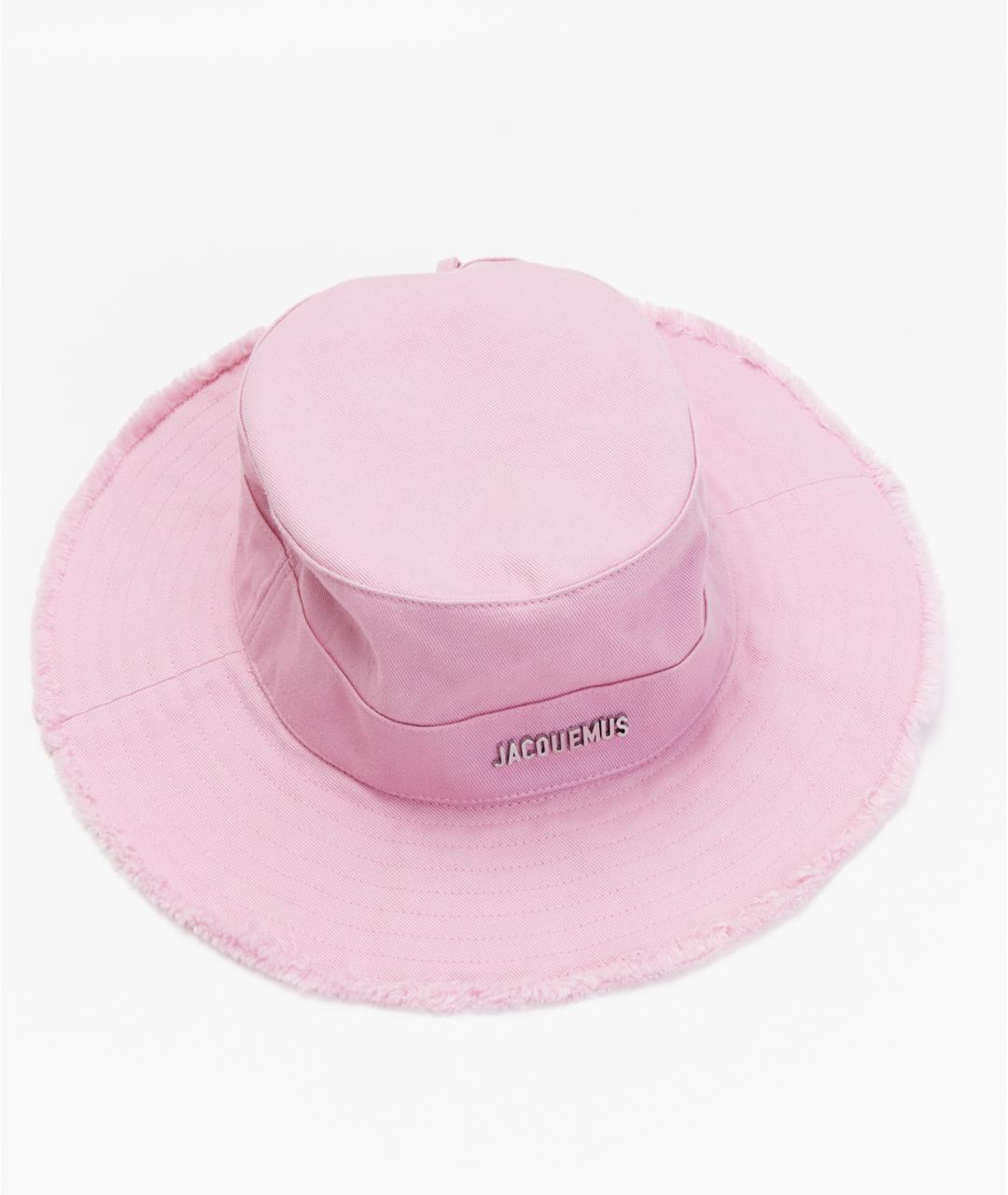JACQUEMUS Розовая хлопковая панама, фото 6
