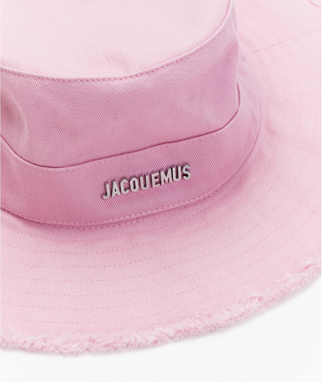 JACQUEMUS Розовая хлопковая панама, фото 5