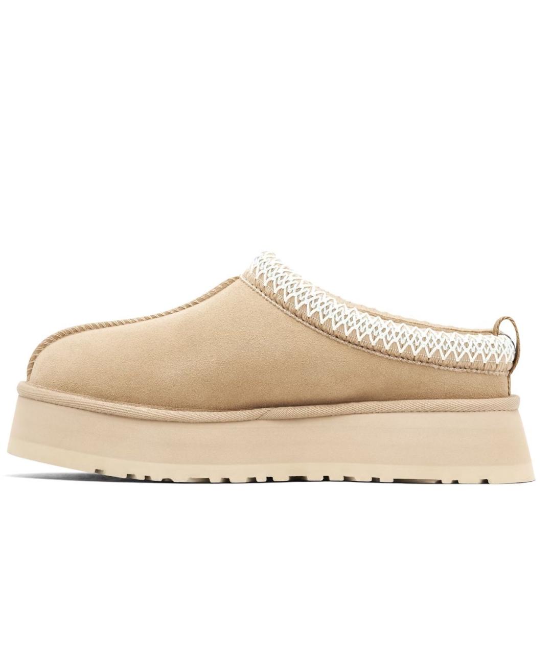 UGG AUSTRALIA Бежевые замшевые сабо, фото 8