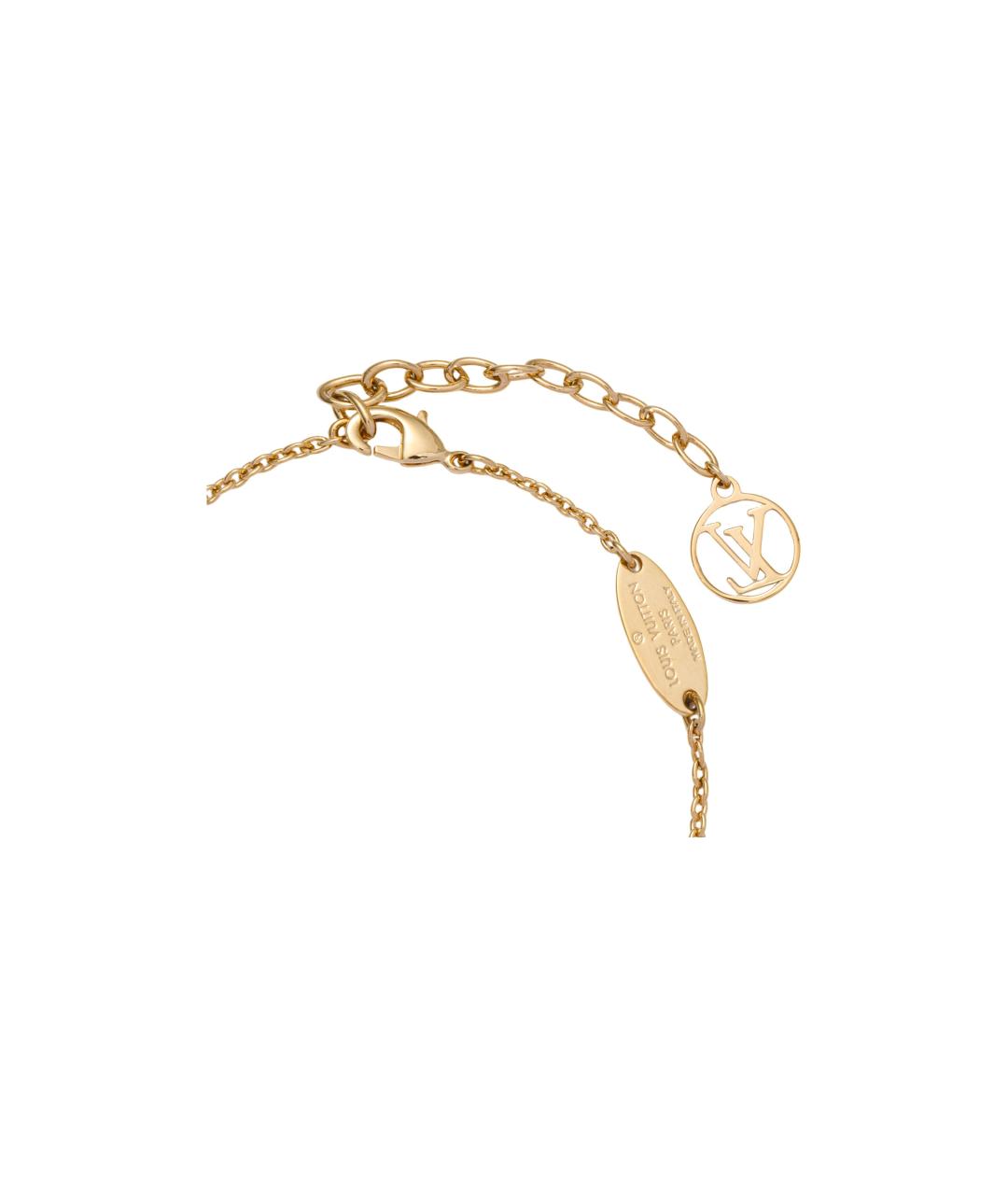 LOUIS VUITTON Золотой металлический браслет, фото 4