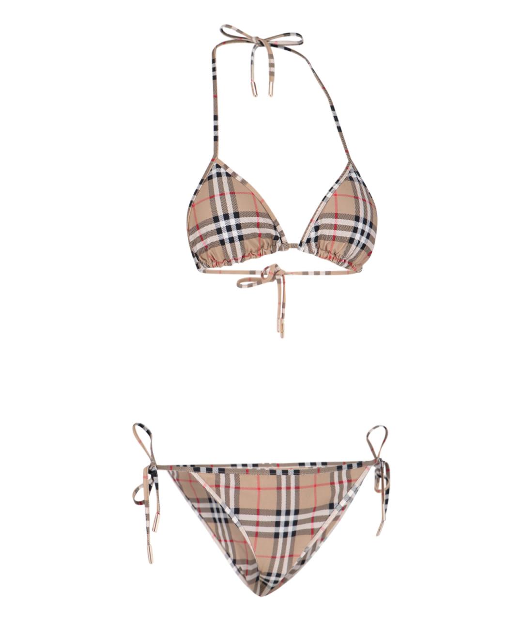 BURBERRY Бежевый полиамидовый купальник, фото 3