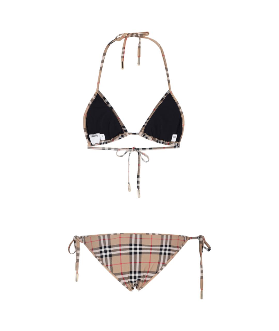 BURBERRY Бежевый полиамидовый купальник, фото 2