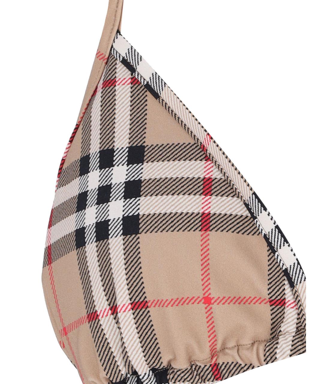 BURBERRY Бежевый полиамидовый купальник, фото 4