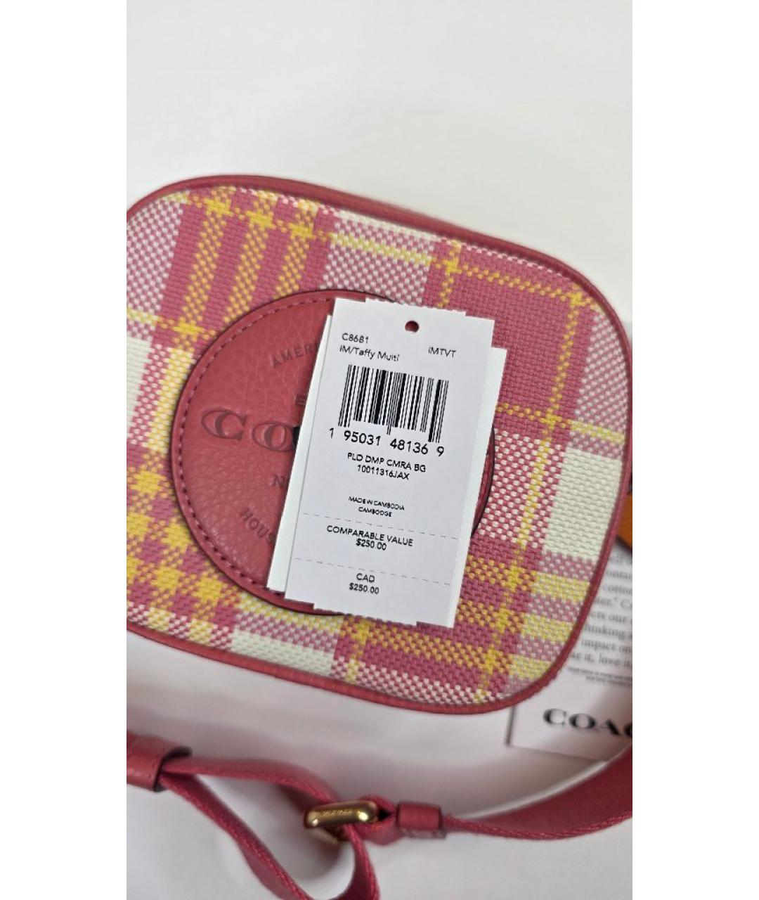 COACH Мульти тканевая сумка через плечо, фото 4