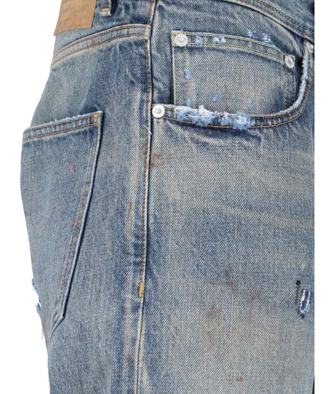 Enfants Riches Déprimés Синие хлопковые прямые джинсы, фото 4