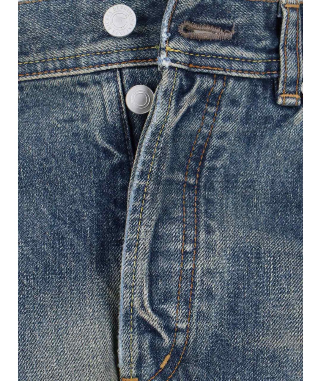 Enfants Riches Déprimés Синие хлопковые прямые джинсы, фото 5