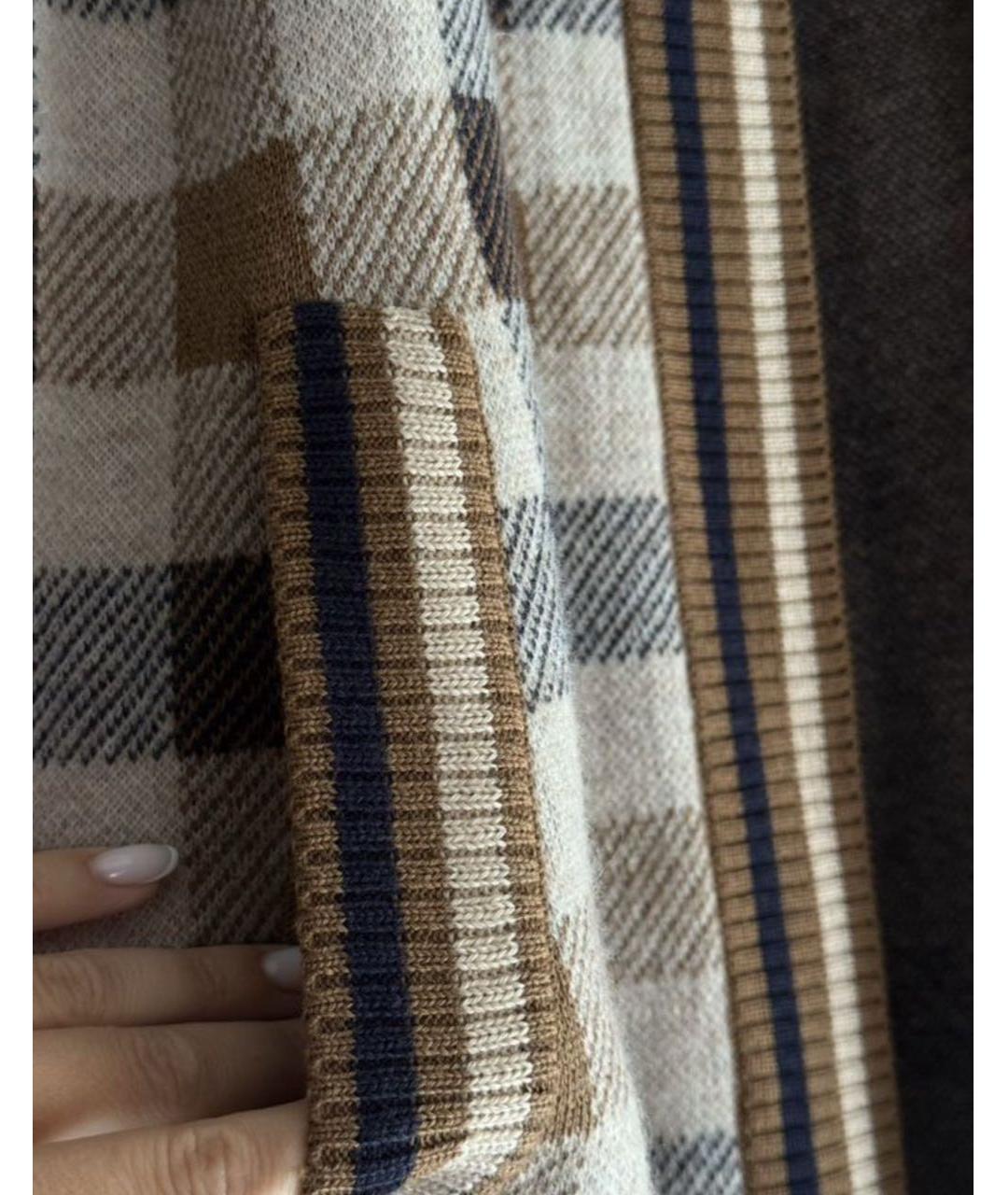 MAX MARA Мульти шерстяной кардиган, фото 3