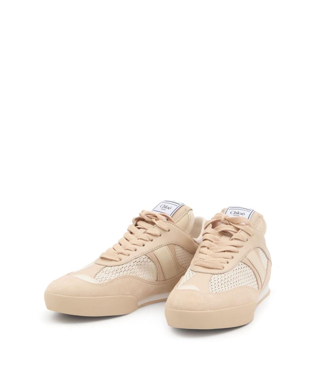 CHLOE Бежевые кроссовки, фото 2