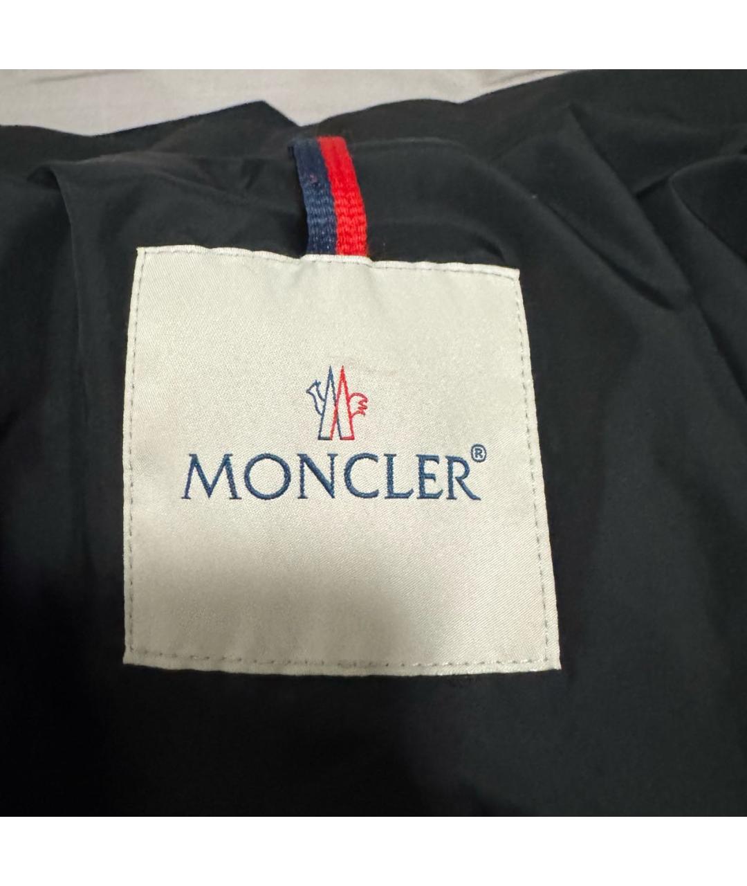 MONCLER Черный пуховик, фото 7