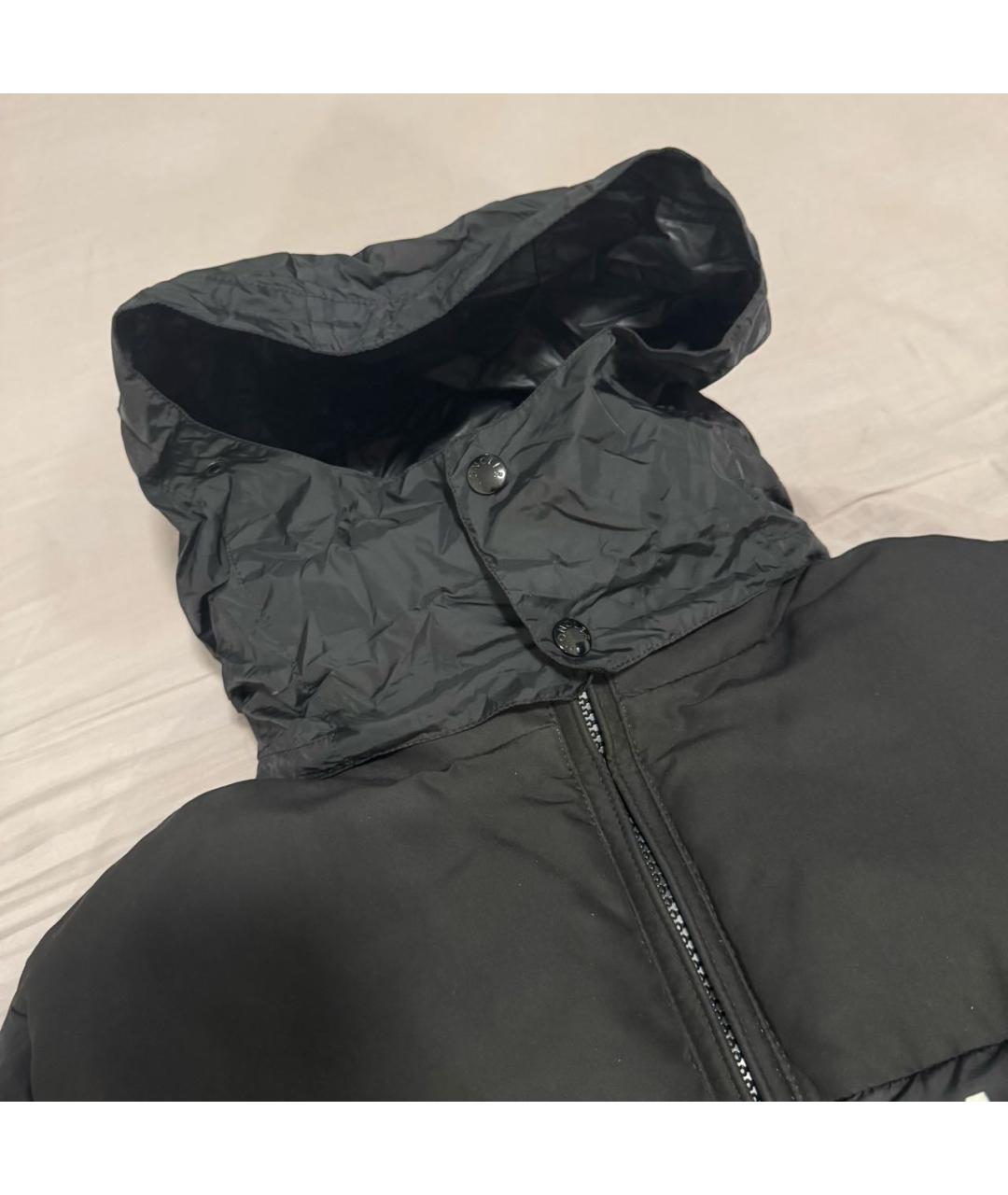 MONCLER Черный пуховик, фото 5