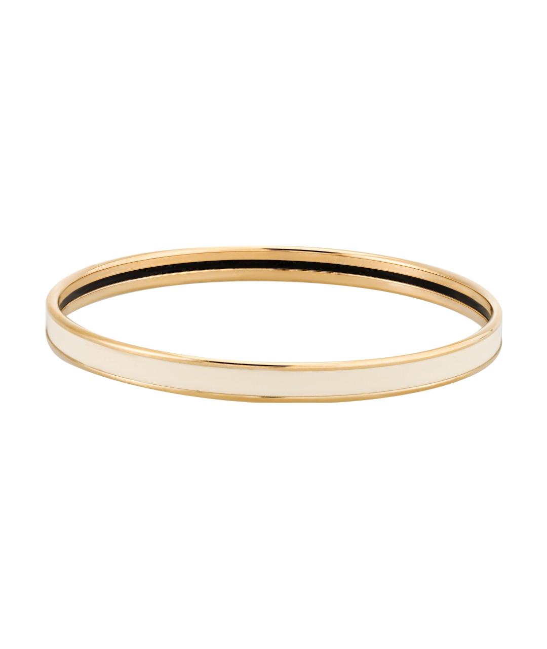 HERMES Белый металлический браслет, фото 3