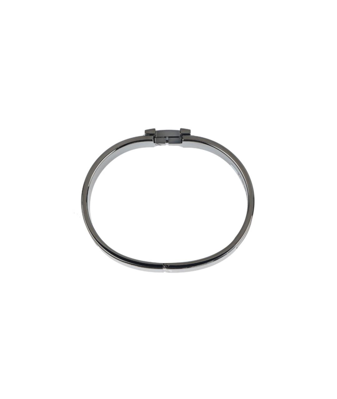 HERMES Черный браслет, фото 3