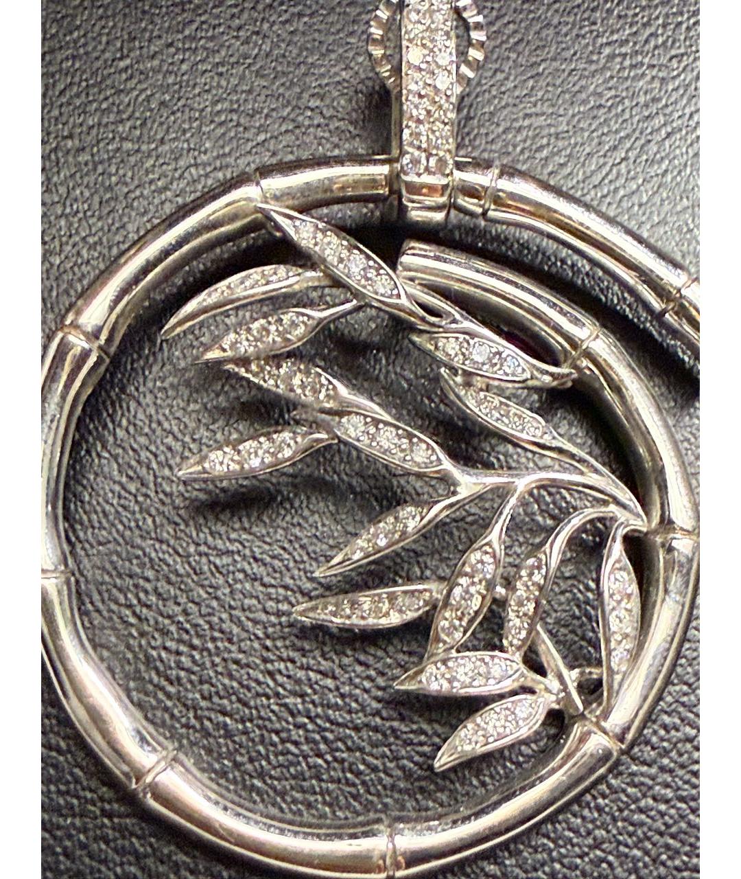 CARRERA Y CARRERA Белые серьги из белого золота, фото 4