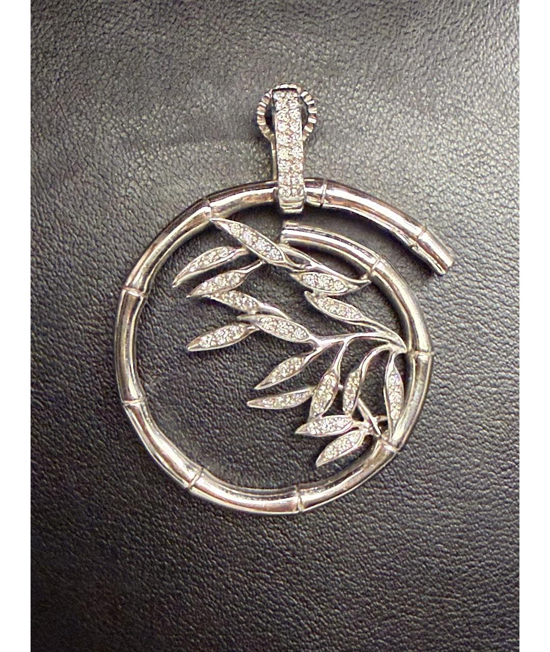 CARRERA Y CARRERA Белые серьги из белого золота, фото 3