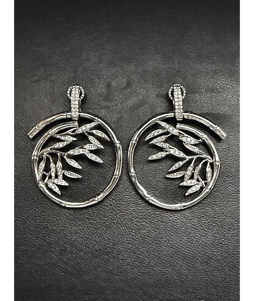 CARRERA Y CARRERA Белые серьги из белого золота, фото 6