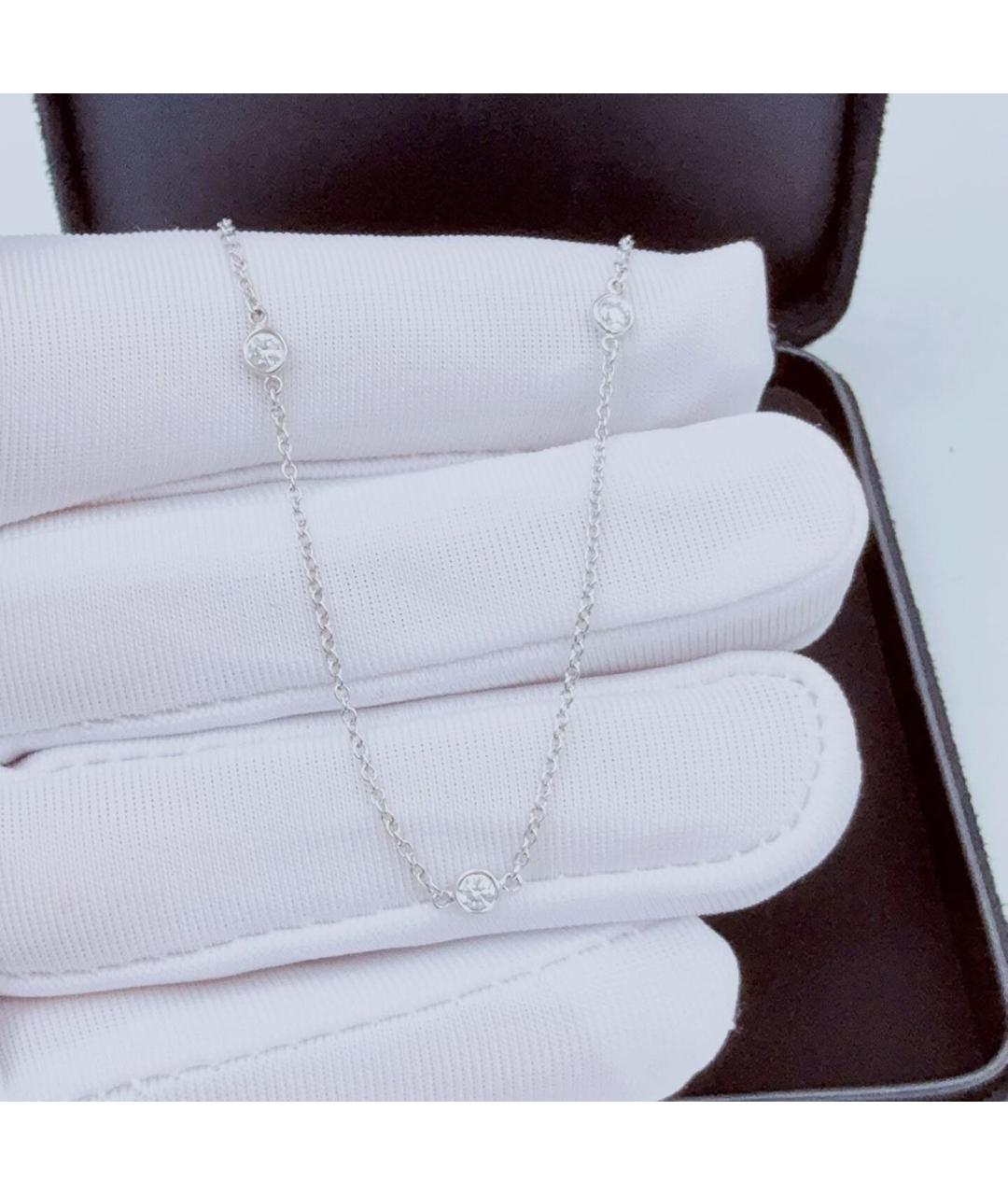 TIFFANY&CO Белый платиновый браслет, фото 3