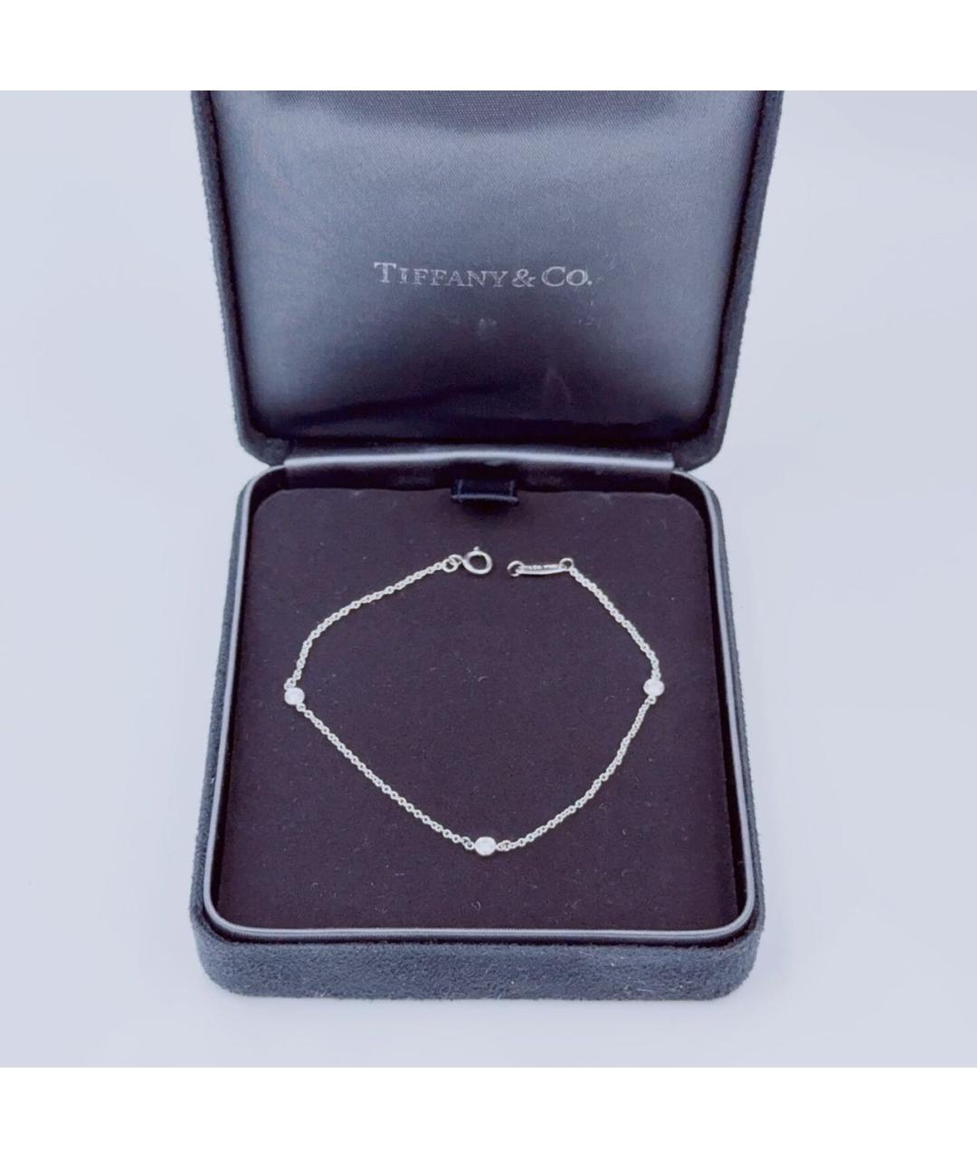 TIFFANY&CO Белый платиновый браслет, фото 7