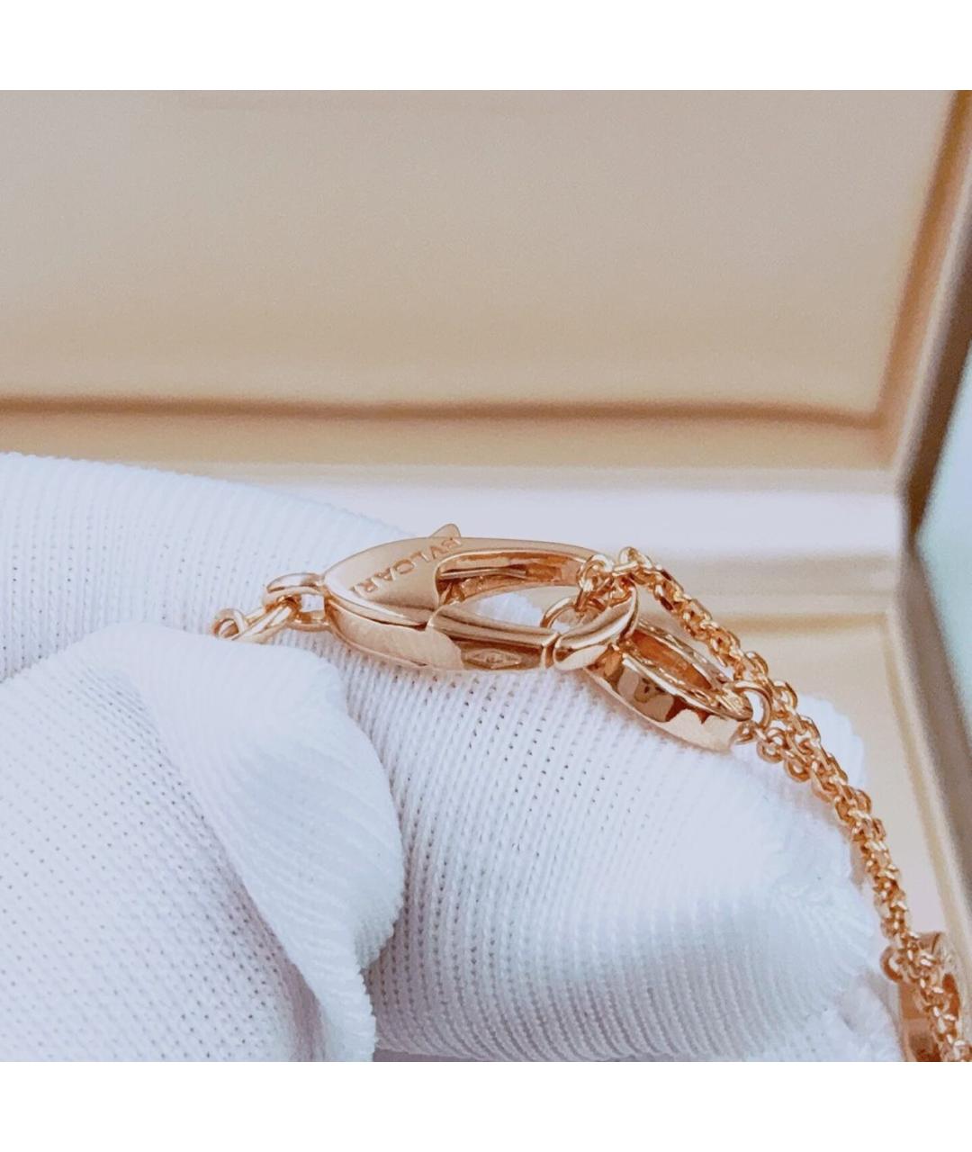 BVLGARI Розовое колье из розового золота, фото 5