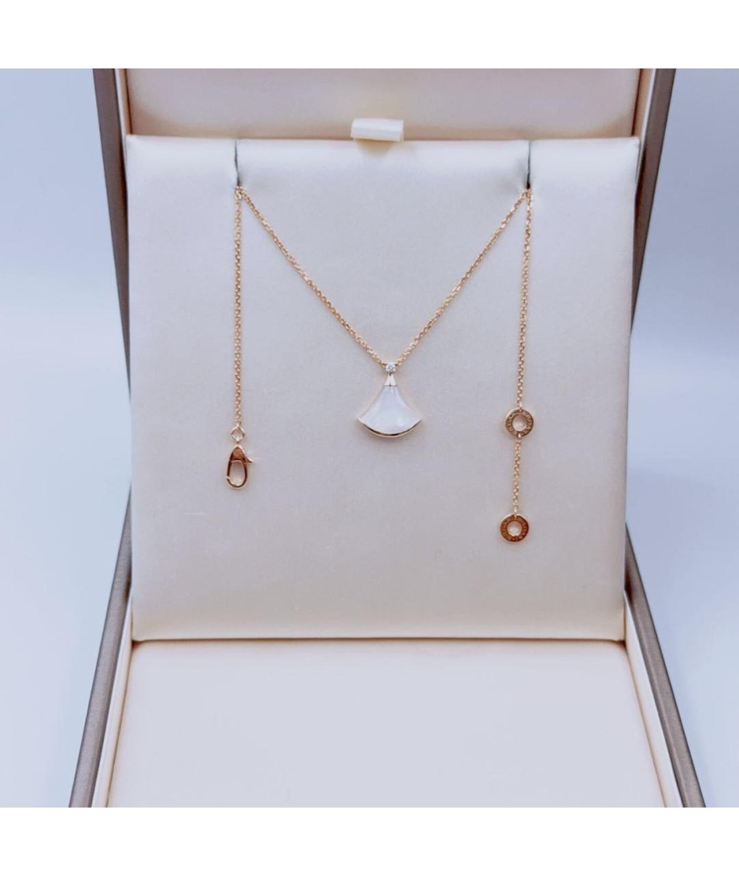 BVLGARI Розовое колье из розового золота, фото 2