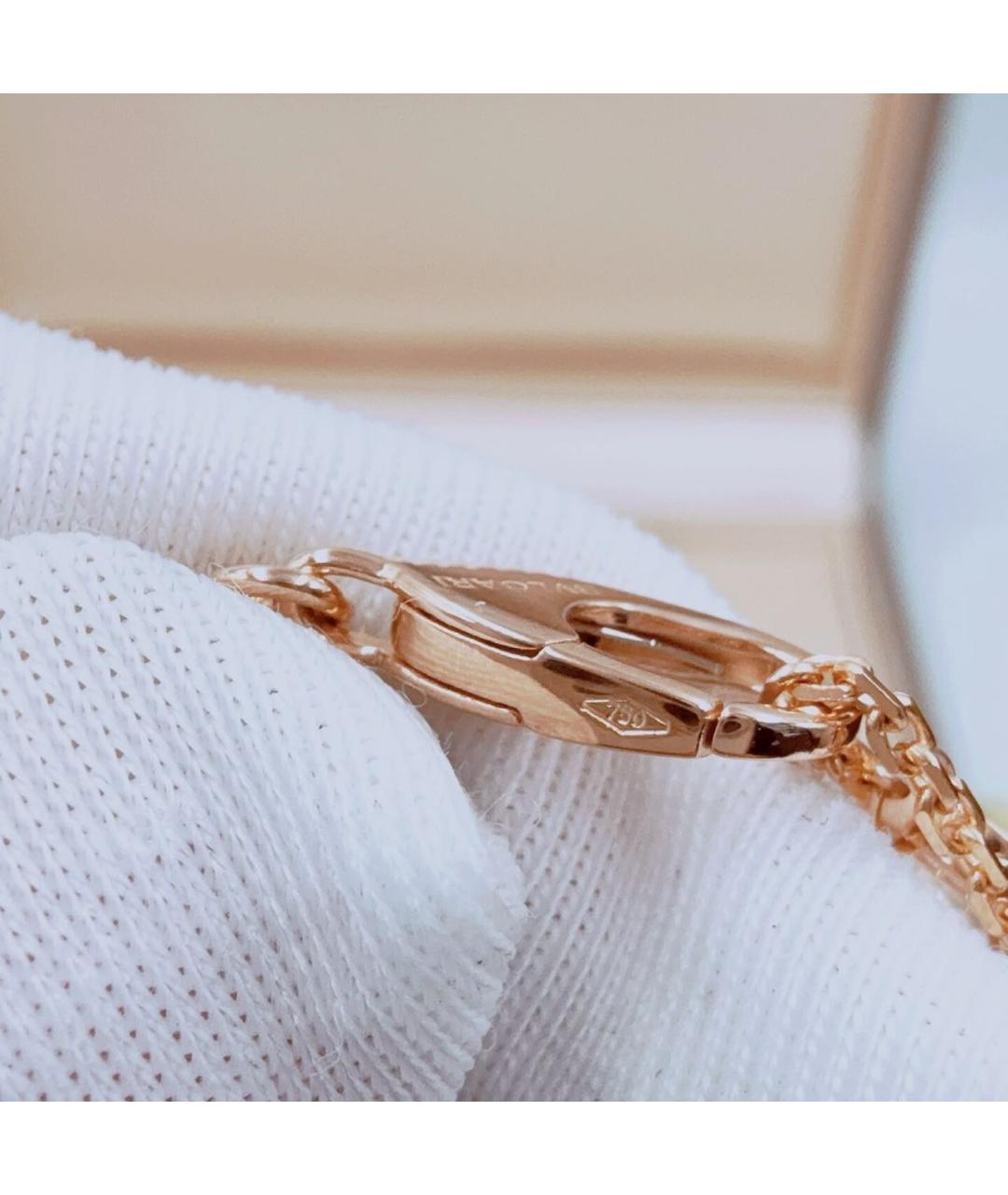 BVLGARI Белое колье из розового золота, фото 6