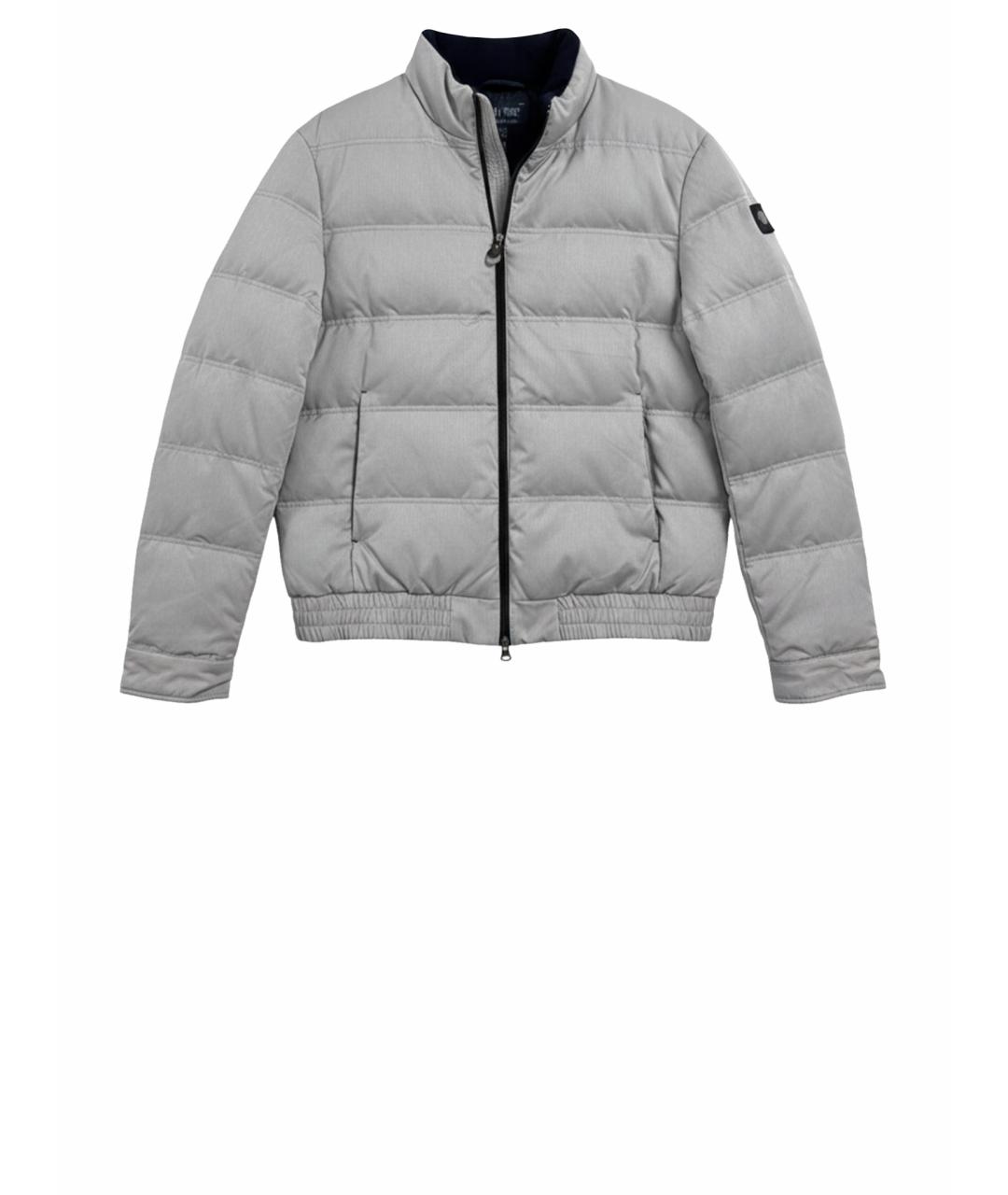 ARMANI JEANS Серый пуховик, фото 1