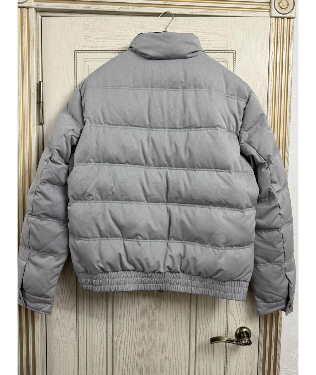 ARMANI JEANS Серый пуховик, фото 2