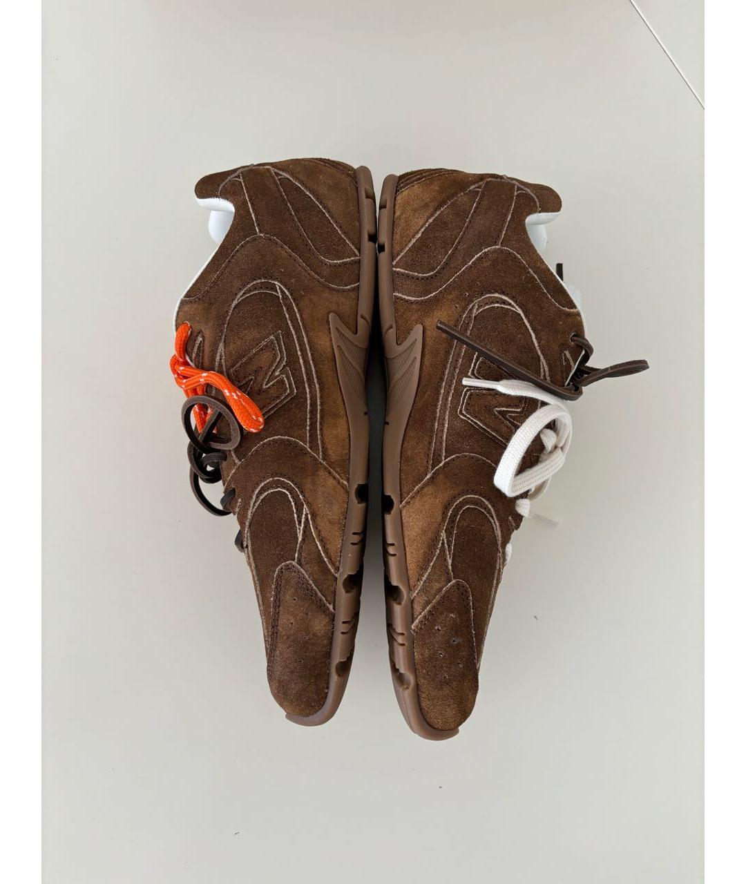 MIU MIU Коричневые замшевые кеды, фото 4