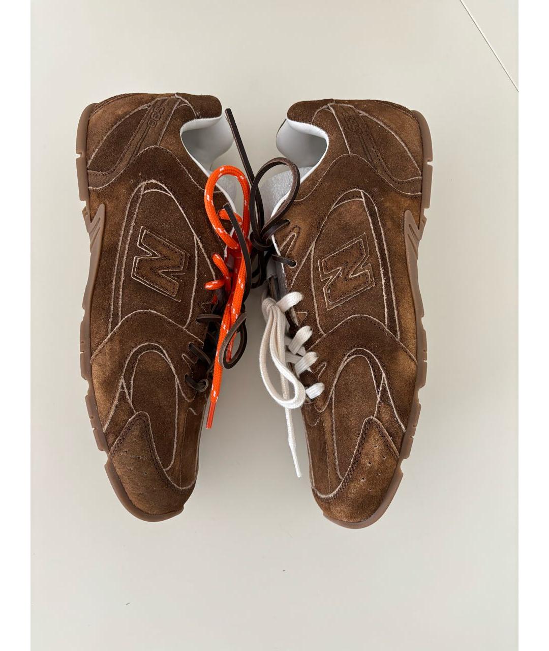 MIU MIU Коричневые замшевые кеды, фото 3