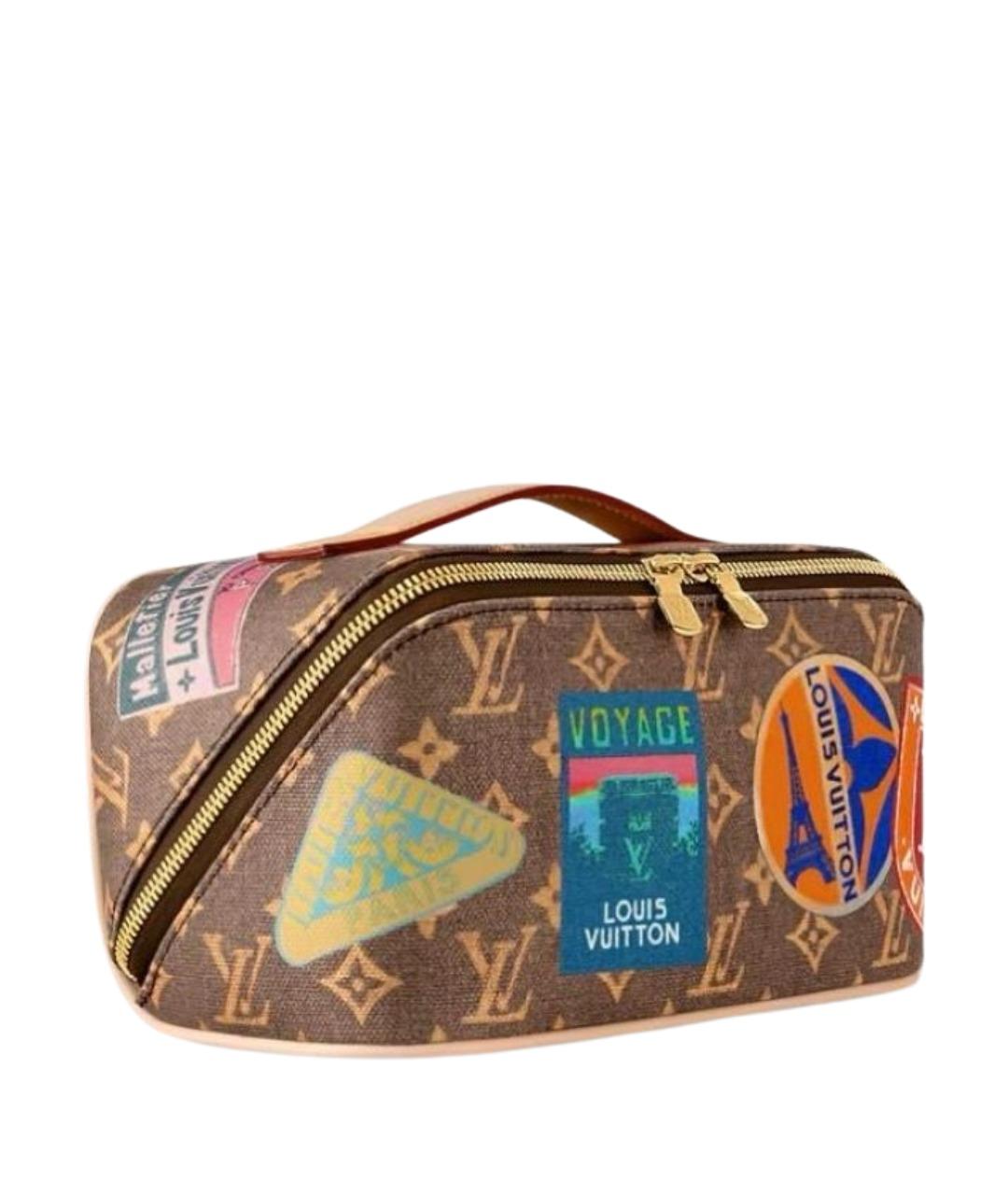 LOUIS VUITTON Коричневая косметичка, фото 1
