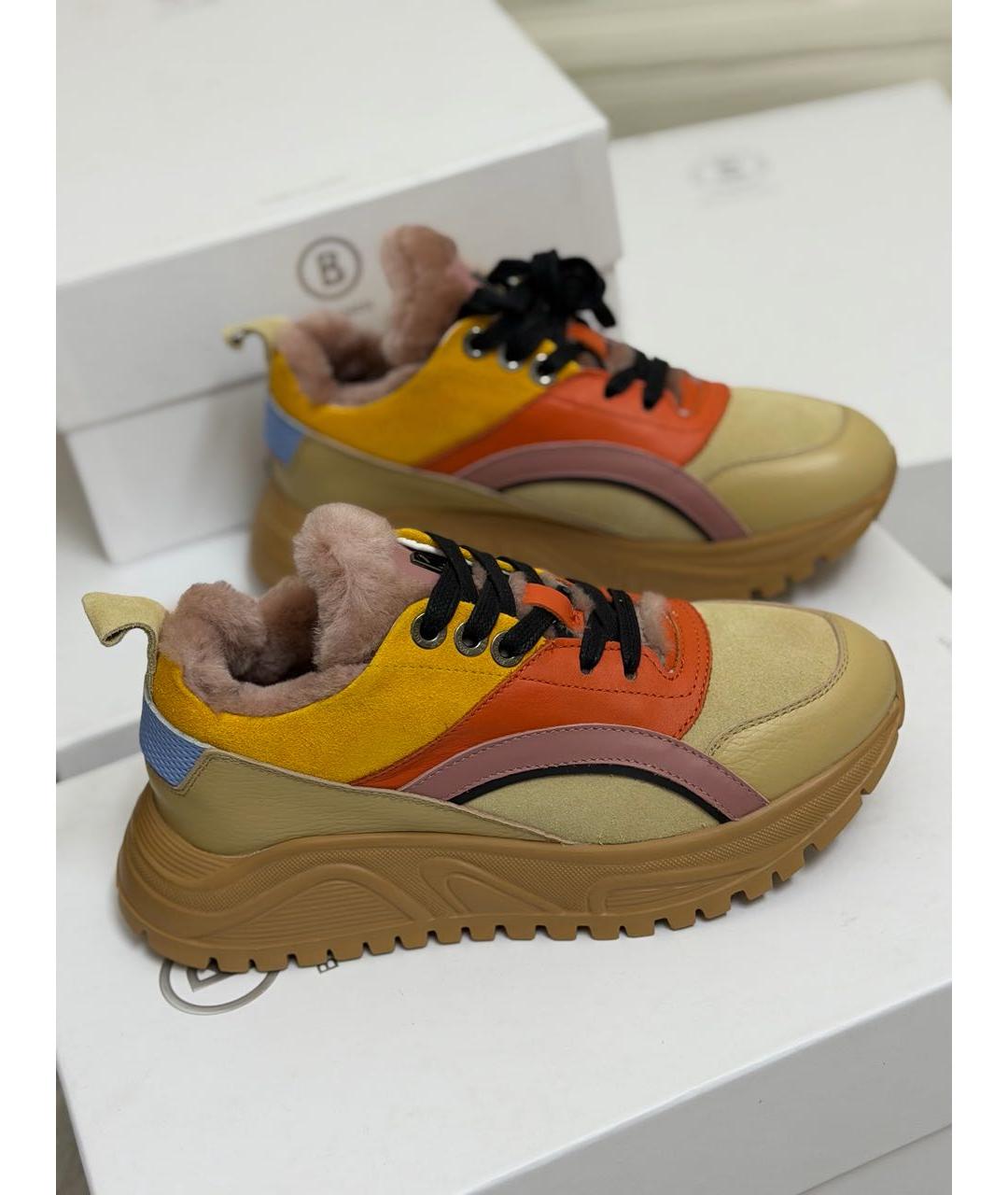 BOGNER Мульти кожаные кроссовки, фото 6