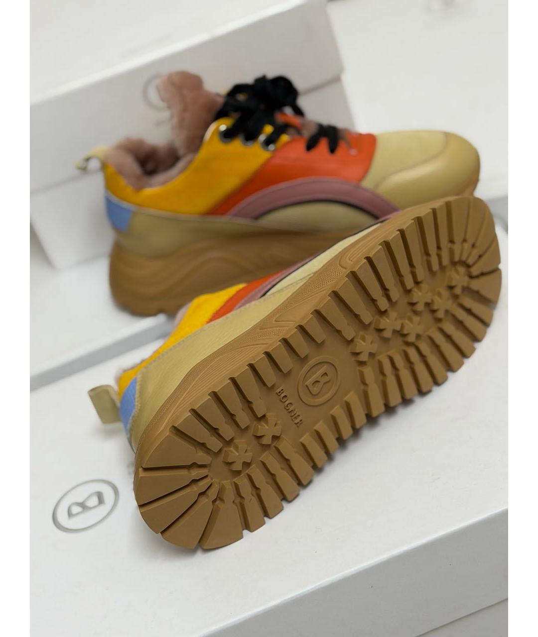 BOGNER Мульти кожаные кроссовки, фото 5