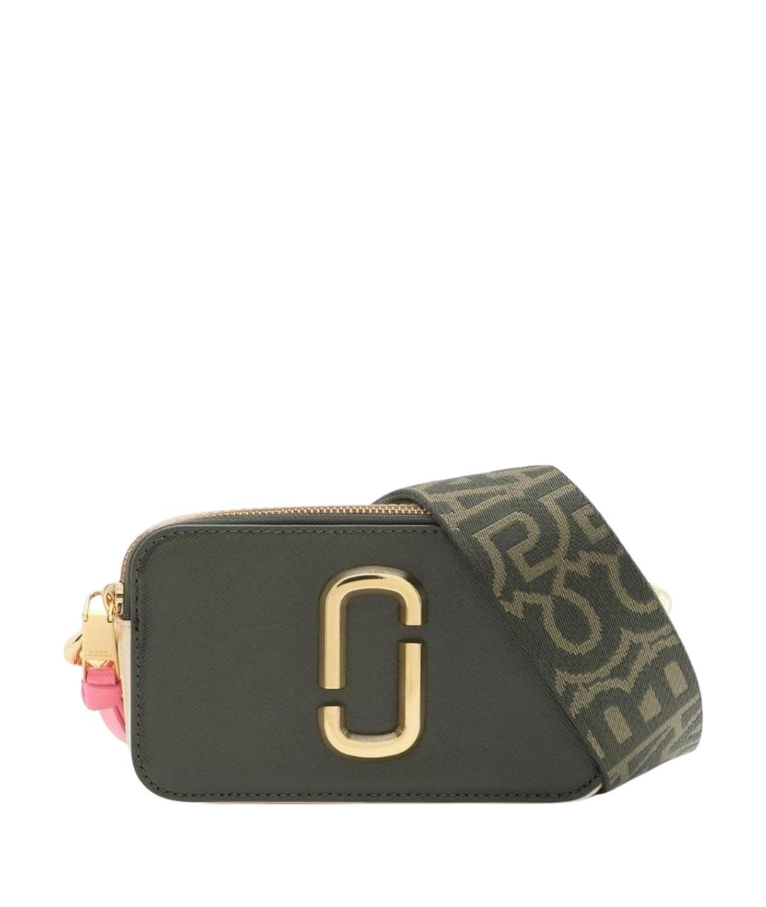 MARC JACOBS Хаки кожаная сумка через плечо, фото 1