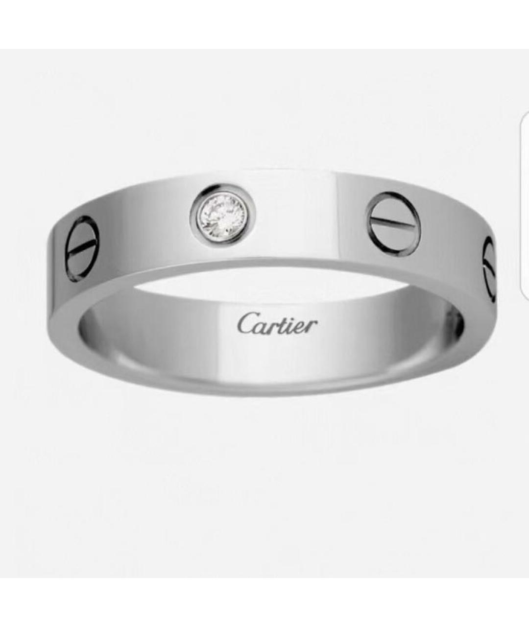 CARTIER Белое кольцо из белого золота, фото 7