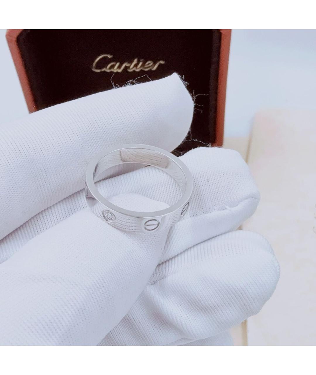 CARTIER Белое кольцо из белого золота, фото 5