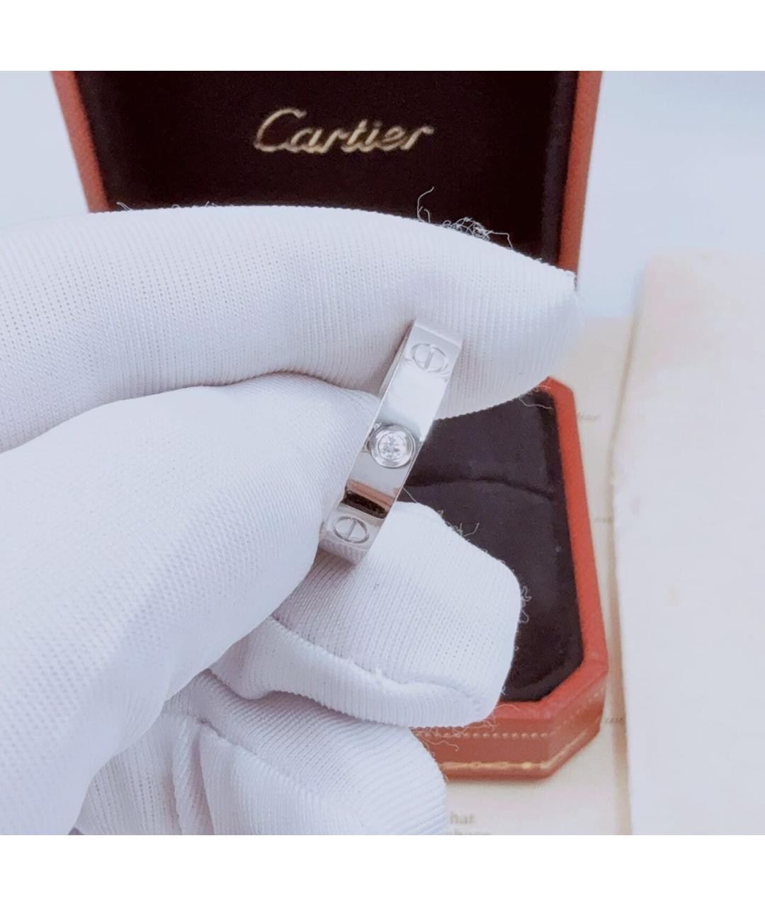 CARTIER Белое кольцо из белого золота, фото 6