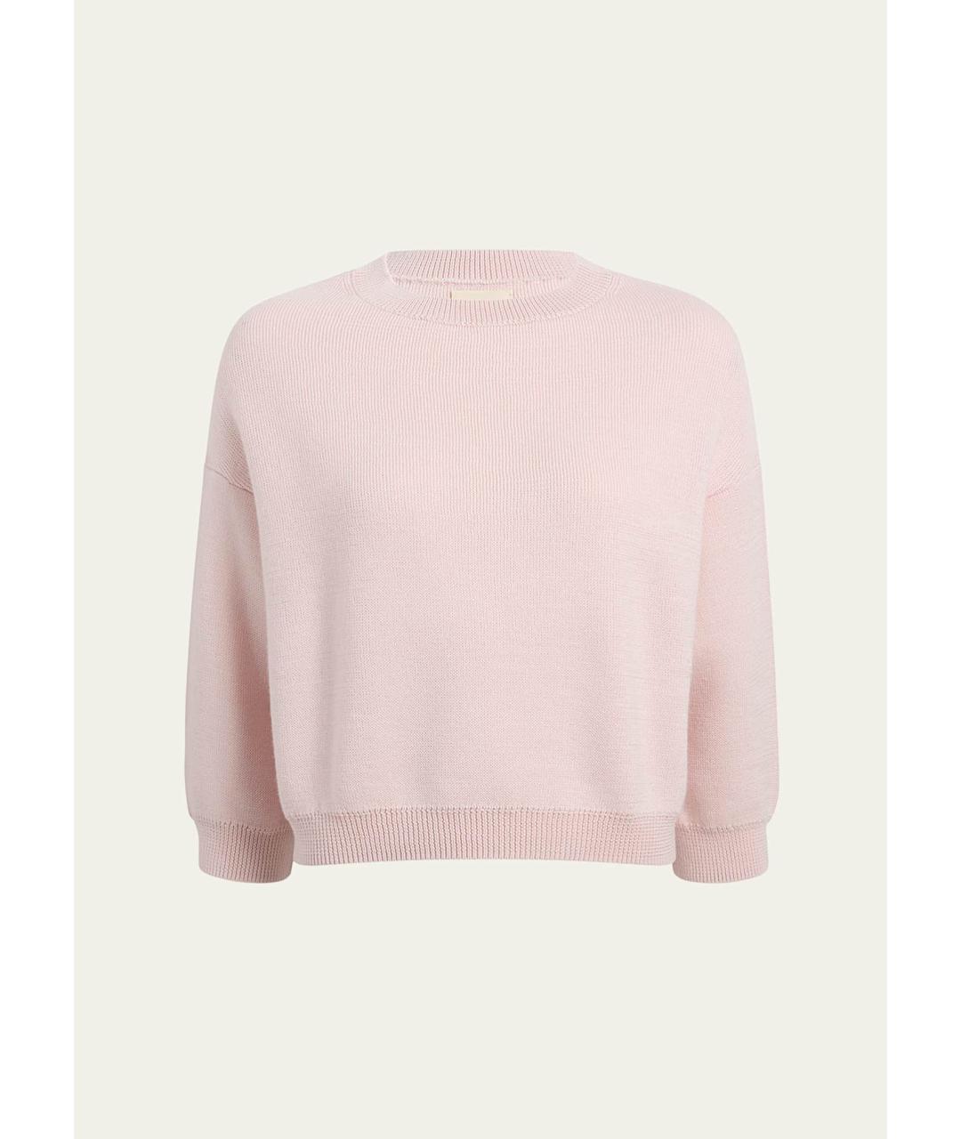 KHAITE Розовый кашемировый джемпер / свитер, фото 4