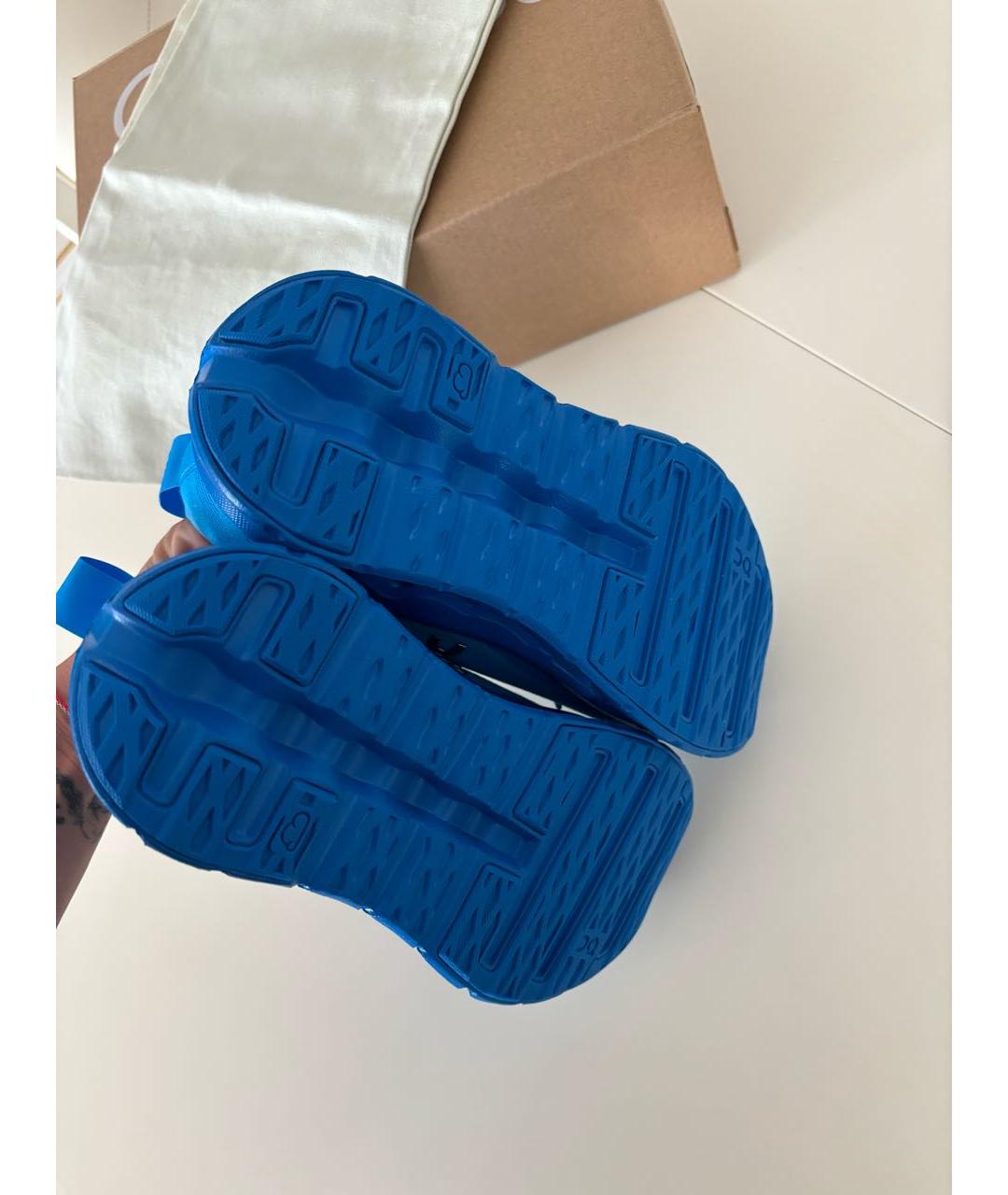 LOEWE Синие кроссовки, фото 5