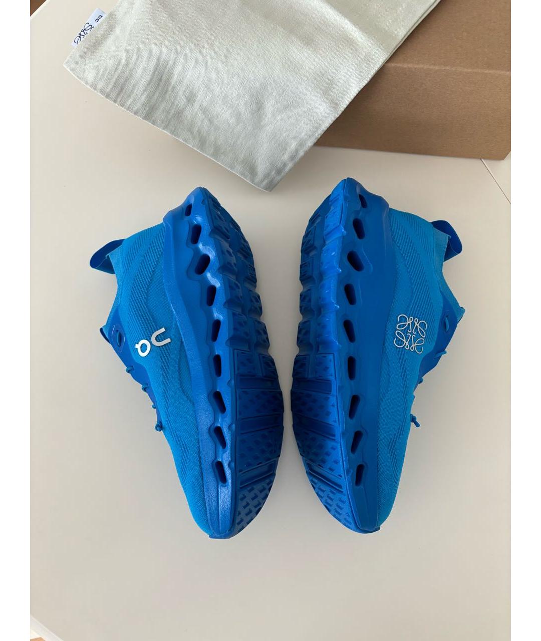 LOEWE Синие кроссовки, фото 3