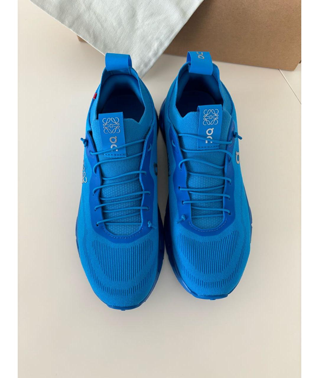 LOEWE Синие кроссовки, фото 2