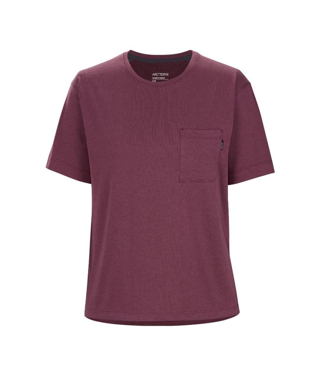 ARCTERYX Бордовая футболка, фото 1
