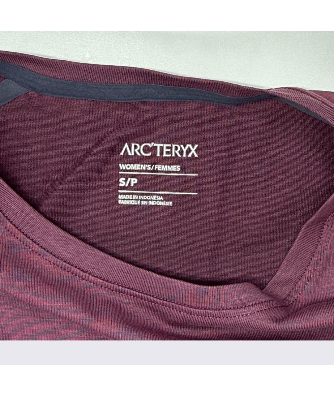 ARCTERYX Бордовая футболка, фото 4